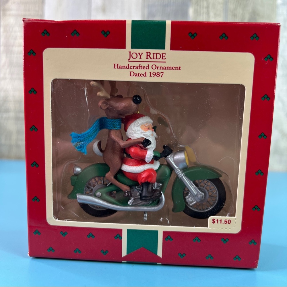 Hallmark Keepsake Ornament Joy Ride Handcrafted & Dated 1987 QX440-7